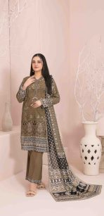 Pakistani Sevil Vol 1 Lawn for Ladies – Premium Unstitched 3 Piece Suit - Image 3