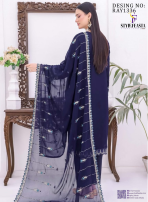 Horain Luxury Chiffon by Bin Hameed – Designer unstitched  3PC for Women - Image 3