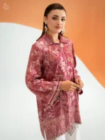 ECHO by GJ Premium Bana Dora Linen Printed 2 Piece Suit – Unstitched - Image 3