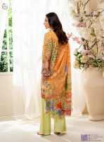 Sofia Digital Printed Lawn – Premium 3 Piece Unstitched Suit by GJ Collection - Image 3