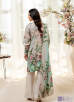 Sofia Digital Printed Lawn – Premium 3 Piece Unstitched Suit by GJ Collection - Image 3