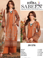 Sabeen by Johra Embroidered Lawn Unstitched 3Pcs - Image 2