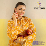 Zeya by Gullji – Premium 2 Piece Unstitched Digital Printed Shirt & Trouser - Image 3