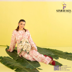 Zeya by Gullji – Premium 2 Piece Unstitched Digital Printed Shirt & Trouser - Image 3