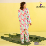 Zeya by Gullji – Premium 2 Piece Unstitched Digital Printed Shirt & Trouser - Image 2