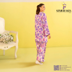 Zeya by Gullji – Premium 2 Piece Unstitched Digital Printed Shirt & Trouser - Image 2