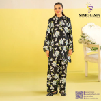 Zeya by Gullji – Premium 2 Piece Unstitched Digital Printed Shirt & Trouser
