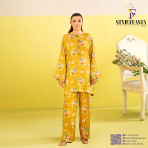 Zeya by Gullji – Premium 2 Piece Unstitched Digital Printed Shirt & Trouser
