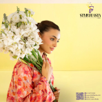 Zeya by Gullji – Premium 2 Piece Unstitched Digital Printed Shirt & Trouser - Image 2