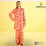 Zeya by Gullji – Premium 2 Piece Unstitched Digital Printed Shirt & Trouser