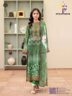 Morja by Guljii Pakistani Digital Printed Lawn Dress with Organza Lace